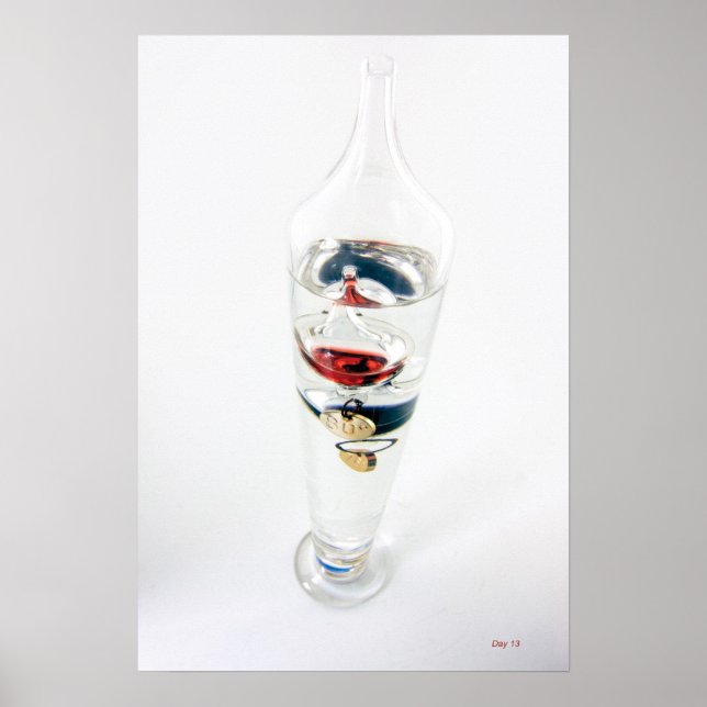Galileo Thermometer Poster (Front)