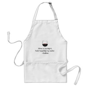Galileo Wine Quote Standard Apron