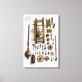 Galileo's Pendulum Clock Mechanism Print