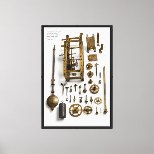 Galileo's Pendulum Clock Mechanism Print
