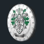 Gallagher Coat of Arms Dartboard<br><div class="desc">Get your Gallagher surname family crest or coat of arms printed on all these inexpensive gifts.  Irish Gallagher Family Crest and Gallagher Coat of Arms</div>