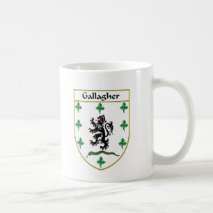 Gallagher Coat of Arms/Family Crest Coffee Mug