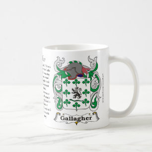 Gallagher Family Coat of Arms Mug