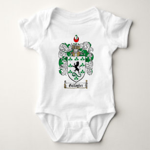 GALLAGHER FAMILY CREST -  GALLAGHER COAT OF ARMS BABY BODYSUIT