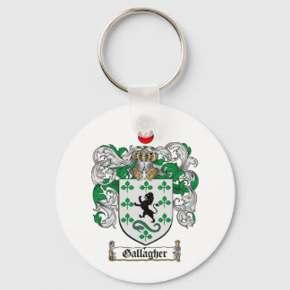 GALLAGHER FAMILY CREST -  GALLAGHER COAT OF ARMS KEY RING