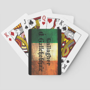 Gallagher Irish Flag Playing Cards