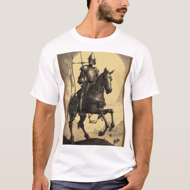 Gallant Knight: Timeless Mediaeval T-Shirt (Front)