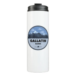 Gallatin Range Montana Wyoming Camping Thermal Tumbler