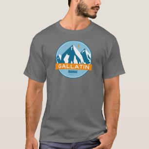 Gallatin Range Montana Wyoming T-Shirt