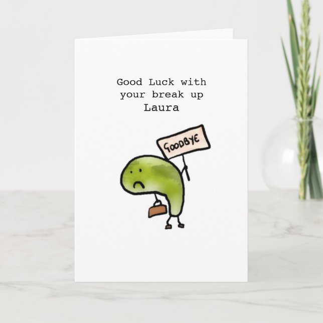 Gallbladder Removal Good Luck Card (Front)