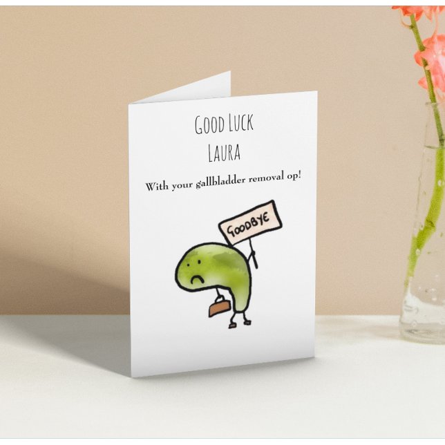Gallbladder Removal Good Luck Card (Creator Uploaded)