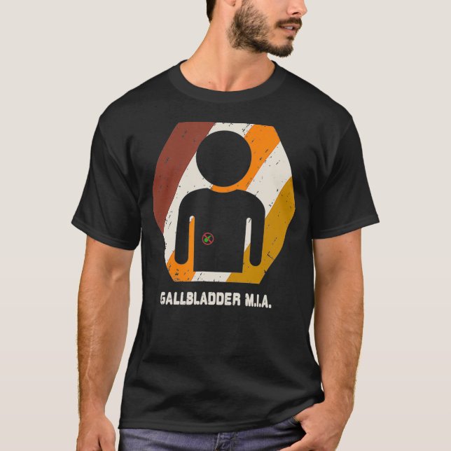 Gallbladder Removal Surgery Gallstones Get Well T-Shirt (Front)