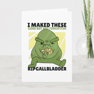 Gallbladder stones card