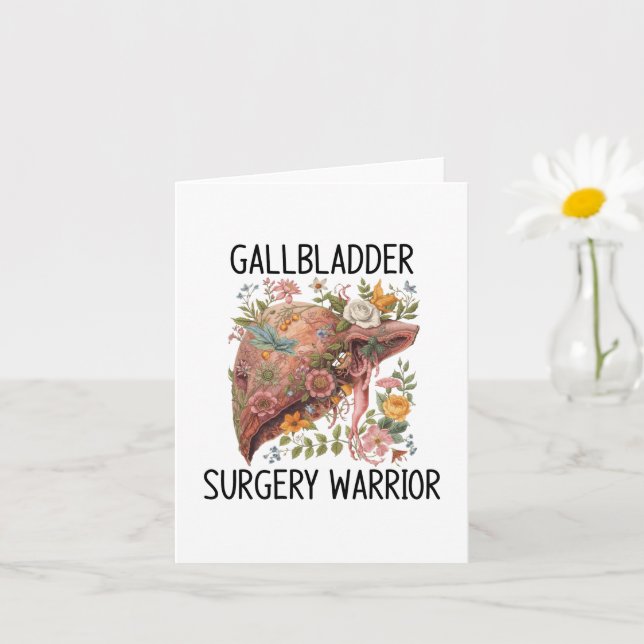 Gallbladder surgery survivor card (Small Plant)