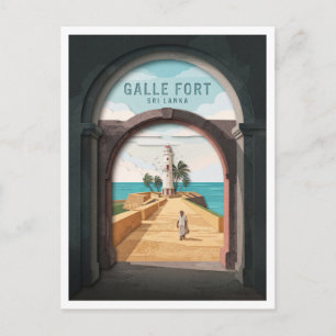 Galle Fort Sri Lanka Postcard