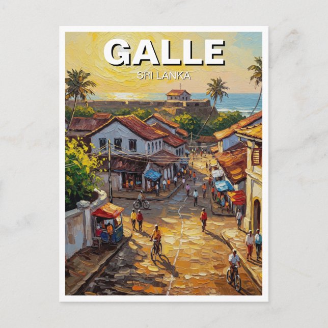 Galle Old Town Sri Lanka Postcard (Front)