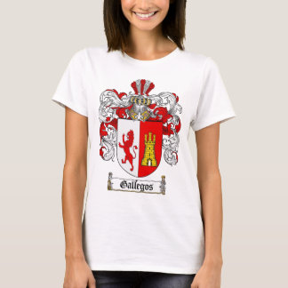 GALLEGOS FAMILY CREST -  GALLEGOS COAT OF ARMS T-Shirt