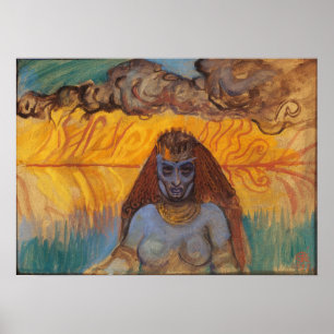 Gallen-Kallela - Babylonian Woman (Upper Body) Poster