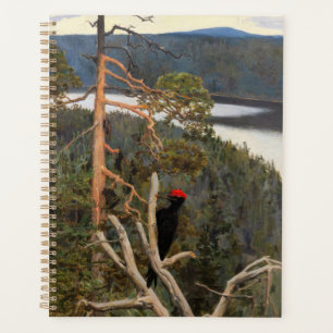 Gallen-Kallela - Great Black Woodpecker 1894 Planner