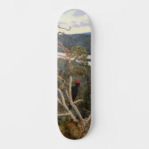 Gallen-Kallela - Great Black Woodpecker 1894 Skateboard