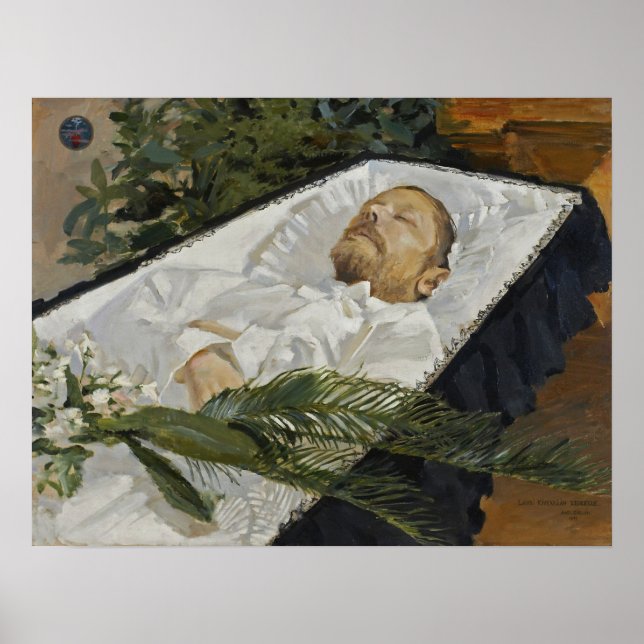Gallen-Kallela - Lauri Kivekas In His Coffin Poster (Front)