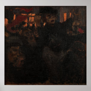 Gallen-Kallela - Punalippu Poster