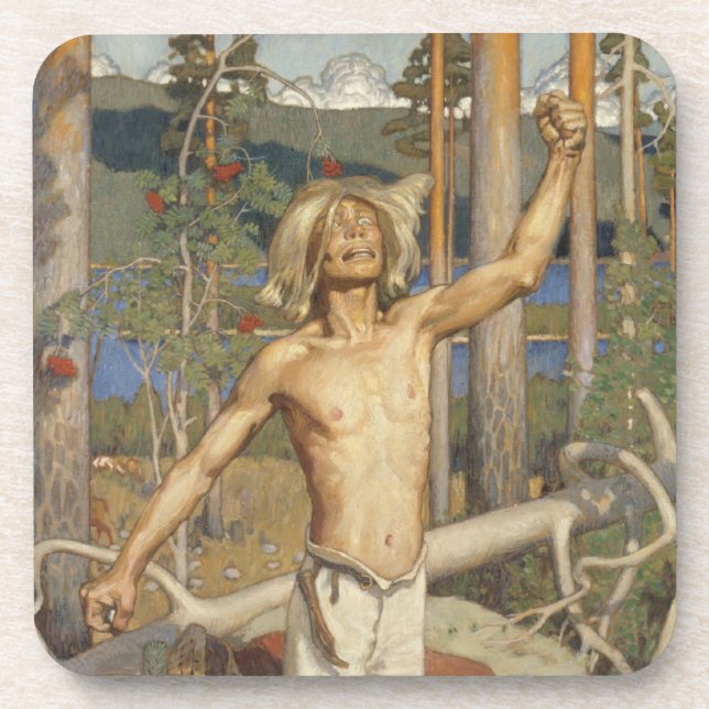 Gallen-Kallela’s Kullervo coasters (Front)