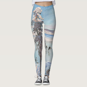Gallen-Kallela’s Skaters art leggings