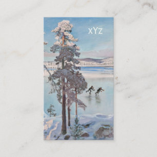 Gallen-Kallela’s Skaters business cards