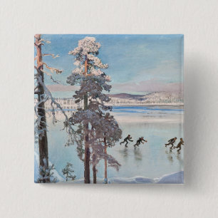 Gallen-Kallela’s Skaters button
