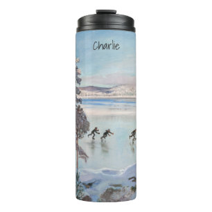 Gallen-Kallela’s "Skaters" custom name tumbler