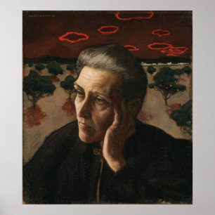 Gallen-Kallela - The Artist's Mother 1877 Poster