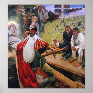 Gallen-Kallela - VInämöisen Poster