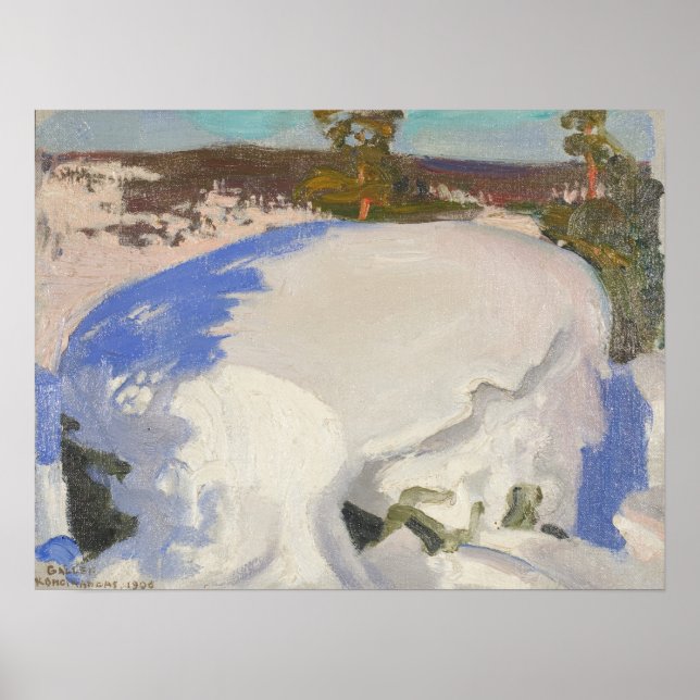 Gallen-Kallela - Winter Landscape Poster (Front)
