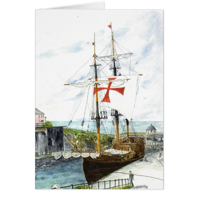 'Galleon' Card (Front)
