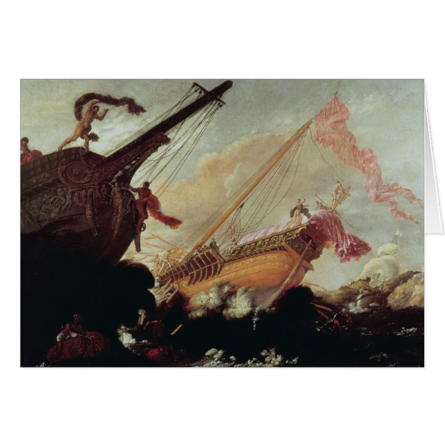 Galleons wrecked on a rocky shore (Front Horizontal)