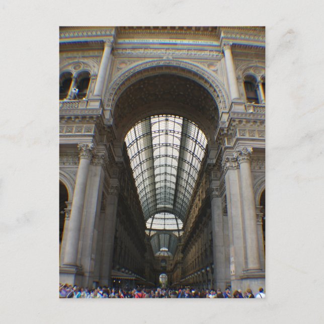 Galleria Vittorio Emanuele II - Milano, Italia Postcard (Front)
