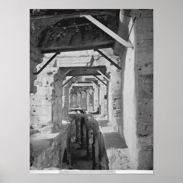 Galleries on the ground floor and the first poster (Front)