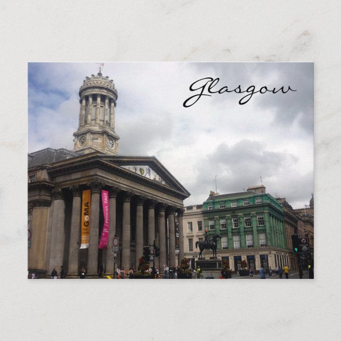 gallery modern art glasgow postcard Zazzle.co.uk