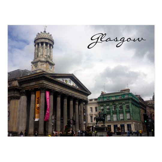 gallery modern art glasgow postcard Zazzle.co.uk