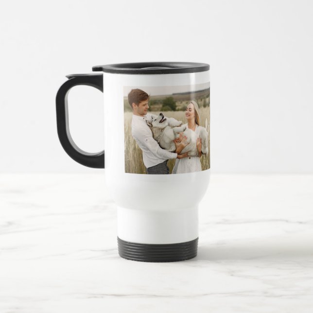 Gallery of 2 Personalised Photo Travel Mug (Left)