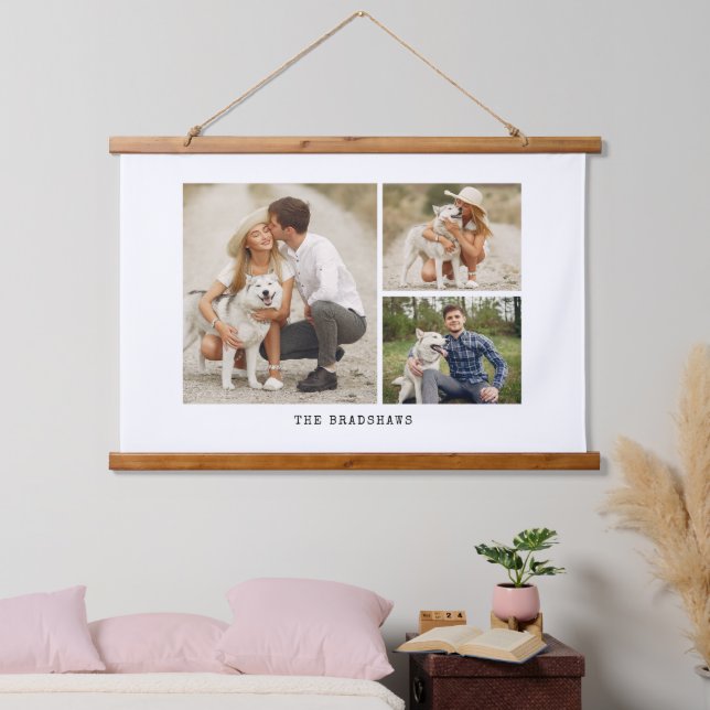 Gallery of 3 Personalised Photo Hanging Tapestry (Bedroom)