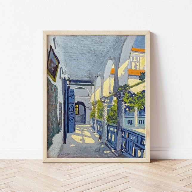 Gallery of a Moroccan Riad | Georges Gaudion Poster (Creator Uploaded)