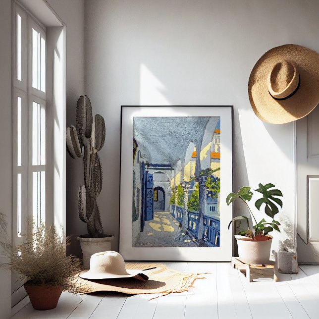 Gallery of a Moroccan Riad | Georges Gaudion Poster (Creator Uploaded)