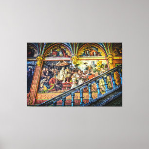 Gallery of Ancestors Vintage Painting Canvas Print
