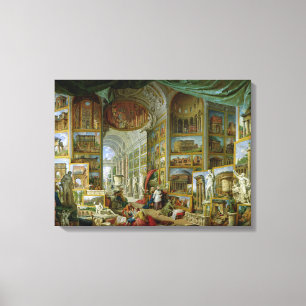 Gallery of Views of Ancient Rome, 1758 Canvas Print
