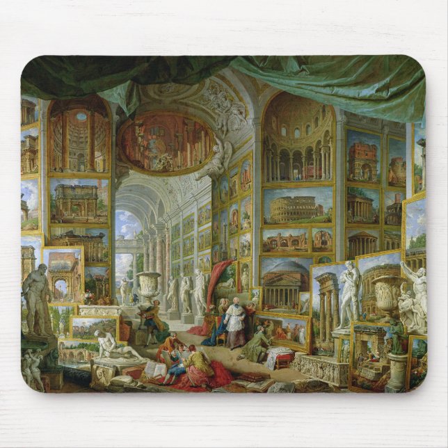 Gallery of Views of Ancient Rome, 1758 Mouse Mat (Front)