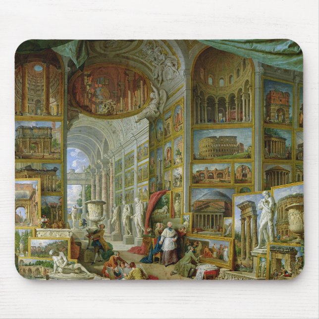 Gallery of Views of Ancient Rome, 1758 Mouse Mat (Front)