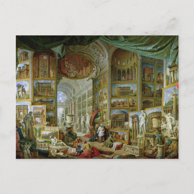 Gallery of Views of Ancient Rome, 1758 Postcard (Front)
