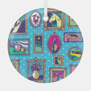 Gallery Wall: Diverse Picture Collection Glass Tree Decoration